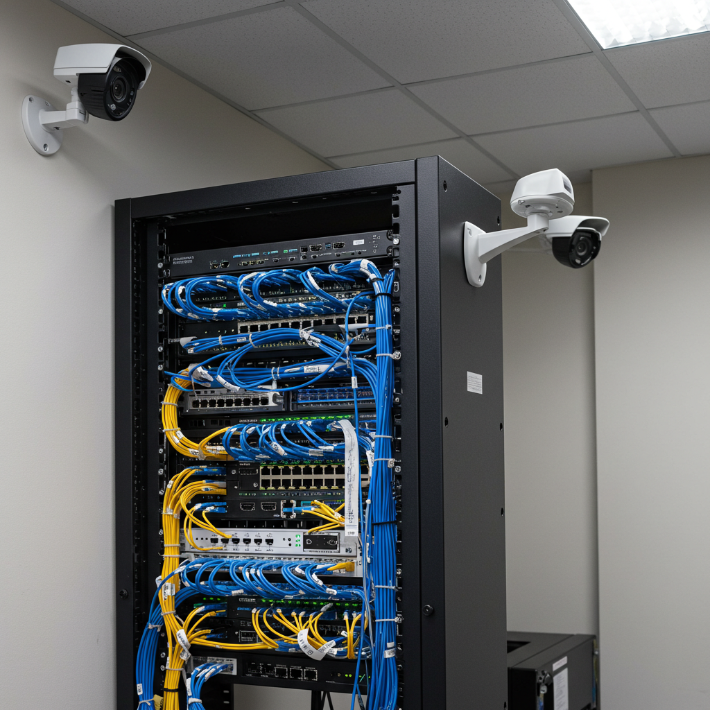 Network Cabling Security Camera Systems